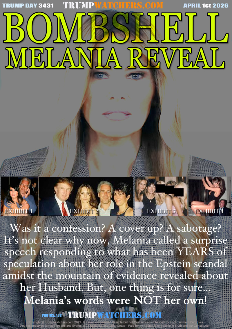 Was it a confession? A cover up? A sabotage?
It’s not clear why now, Melania called a surprise
speech responding to what has been YEARS of
speculation about her role in the Epstein scandal
amidst the mountain of evidence revealed about
her Husband. But, one thing is for sure...
Melania’s words were NOT her own!